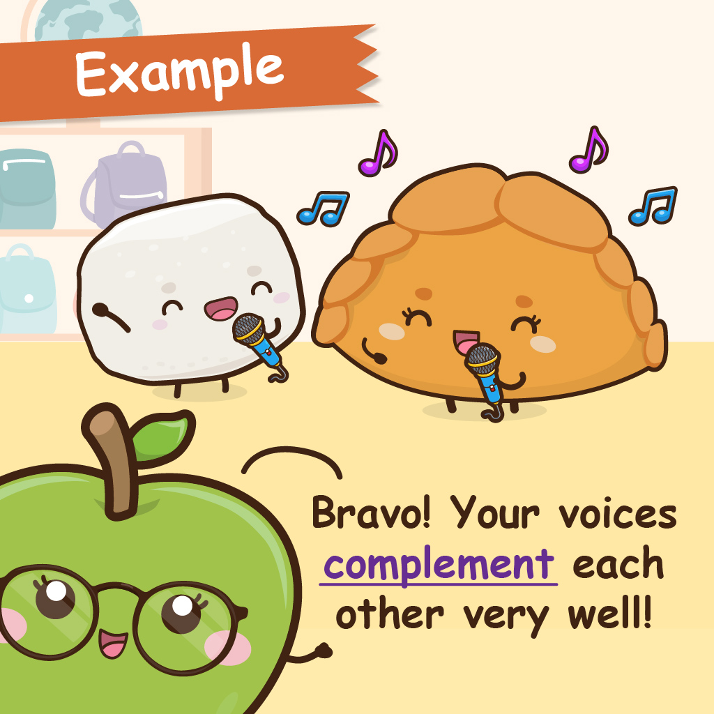 Complement Vs Compliment